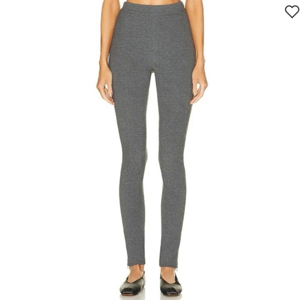 NWOT Toteme Zip Leggings in Grey Melange SZ XS